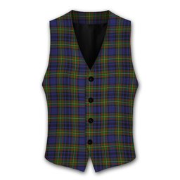 ScotsTee Shop Scottish Gillies 1 Tartan Waistcoat Sleeveless Suit Vest