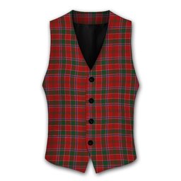 ScotsTee Shop Scottish Dalziel Tartan Waistcoat Sleeveless Suit Vest