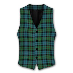 ScotsTee Shop Scottish Ewing Ancient Tartan Waistcoat Sleeveless Suit Vest