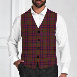 ScotsTee Shop Scottish Donald of Boisdale Tartan Waistcoat Sleeveless Suit Vest