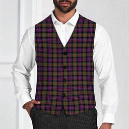ScotsTee Shop Scottish Donald Modern Tartan Waistcoat Sleeveless Suit Vest