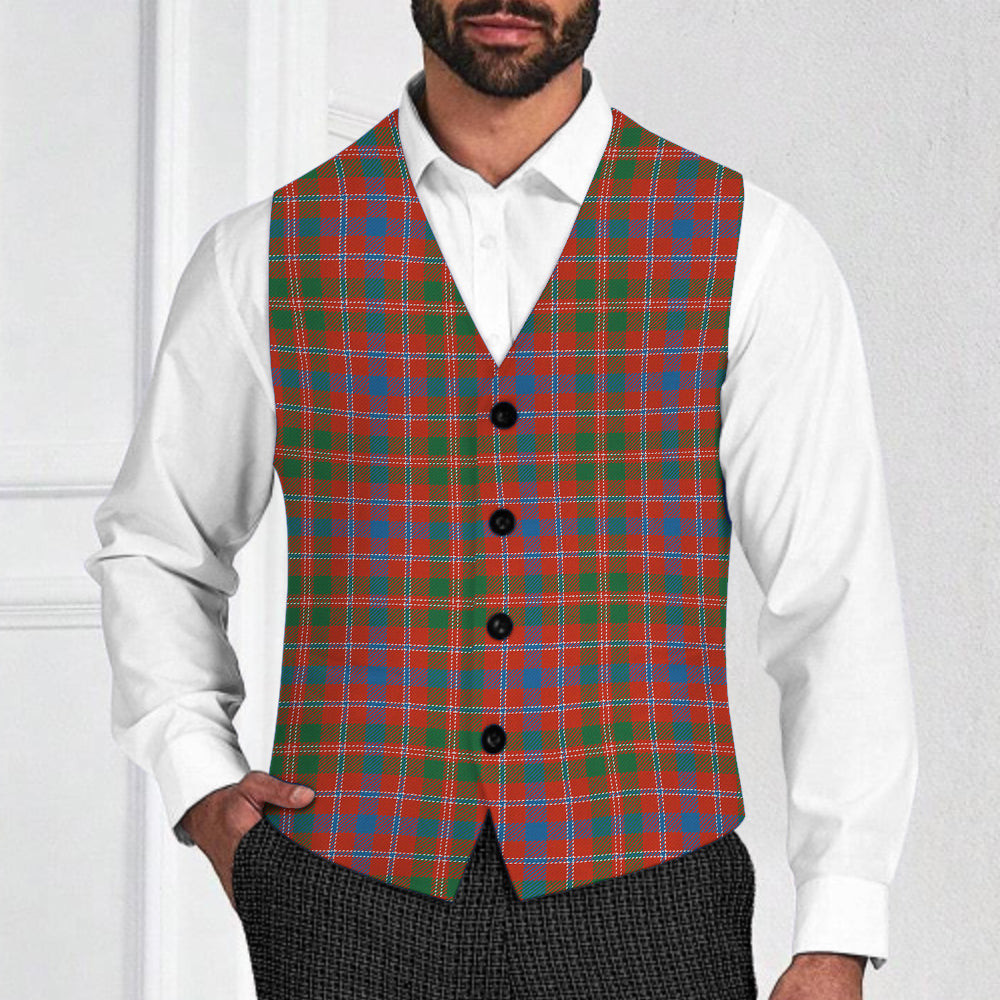 ScotsTee Shop Scottish Donald of Glenaladale Ancient Tartan Waistcoat Sleeveless Suit Vest
