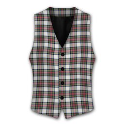 ScotsTee Shop Scottish Dennistoun Tartan Waistcoat Sleeveless Suit Vest