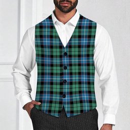 ScotsTee Shop Scottish Galbraith Ancient Tartan Waistcoat Sleeveless Suit Vest