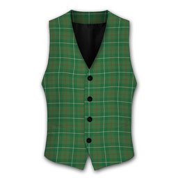 ScotsTee Shop Scottish Galloway Hunting Ancient Tartan Waistcoat Sleeveless Suit Vest