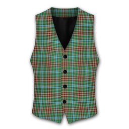 ScotsTee Shop Scottish Gayre Modern Tartan Waistcoat Sleeveless Suit Vest