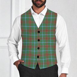 ScotsTee Shop Scottish Gayre Modern Tartan Waistcoat Sleeveless Suit Vest