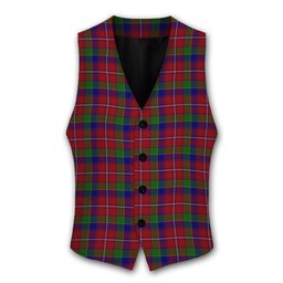 ScotsTee Shop Scottish Fitzgerald Dress Tartan Waistcoat Sleeveless Suit Vest