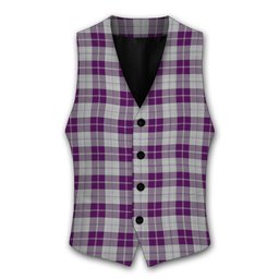 ScotsTee Shop Scottish Dunlop Dress Tartan Waistcoat Sleeveless Suit Vest