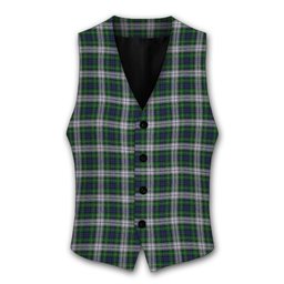 ScotsTee Shop Scottish Forbes Dress Tartan Waistcoat Sleeveless Suit Vest