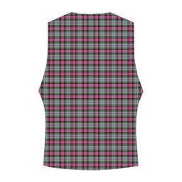 ScotsTee Shop Scottish Dundee Pink Variation Modern Clan Tartan Waistcoat Sleeveless Suit Vest