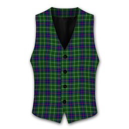 ScotsTee Shop Scottish Duncan Tartan Waistcoat Sleeveless Suit Vest