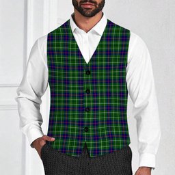 ScotsTee Shop Scottish Duncan Tartan Waistcoat Sleeveless Suit Vest