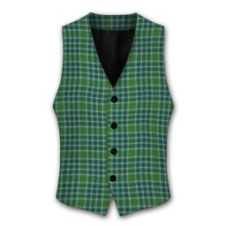 ScotsTee Shop Scottish Donald Lord of the Isles Hunting Ancient Tartan Waistcoat Sleeveless Suit Vest