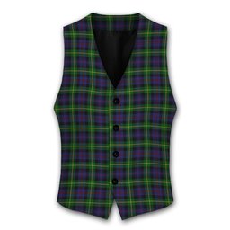 ScotsTee Shop Scottish Farquharson Tartan Waistcoat Sleeveless Suit Vest