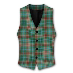 ScotsTee Shop Scottish Gayre Ancient Tartan Waistcoat Sleeveless Suit Vest
