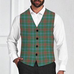 ScotsTee Shop Scottish Gayre Ancient Tartan Waistcoat Sleeveless Suit Vest