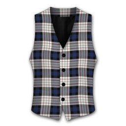 ScotsTee Shop Scottish Ferguson Dress Tartan Waistcoat Sleeveless Suit Vest