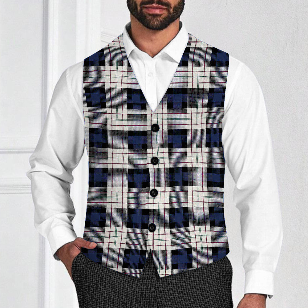 ScotsTee Shop Scottish Ferguson Dress Tartan Waistcoat Sleeveless Suit Vest