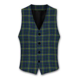 ScotsTee Shop Scottish Dundee Discovery Tartan Waistcoat Sleeveless Suit Vest
