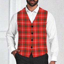 ScotsTee Shop Scottish Duke of Rothesay Modern Tartan Waistcoat Sleeveless Suit Vest
