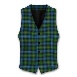 ScotsTee Shop Scottish Dyce Tartan Waistcoat Sleeveless Suit Vest