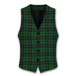 ScotsTee Shop Scottish Douglas alternative threadcount Tartan Waistcoat Sleeveless Suit Vest