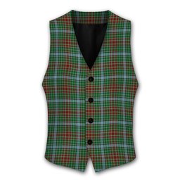 ScotsTee Shop Scottish Gayre Tartan Waistcoat Sleeveless Suit Vest