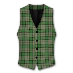ScotsTee Shop Scottish Dunbar Hunting Ancient Tartan Waistcoat Sleeveless Suit Vest