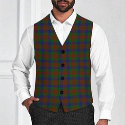 ScotsTee Shop Scottish Dorward Tartan Waistcoat Sleeveless Suit Vest