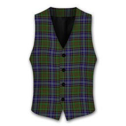 ScotsTee Shop Scottish Drennan Tartan Waistcoat Sleeveless Suit Vest
