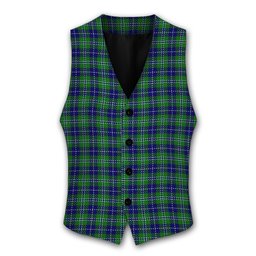 ScotsTee Shop Scottish Douglas Tartan Waistcoat Sleeveless Suit Vest