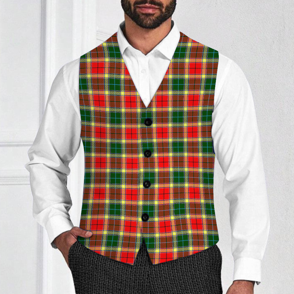 ScotsTee Shop Scottish Gibson Tartan Waistcoat Sleeveless Suit Vest