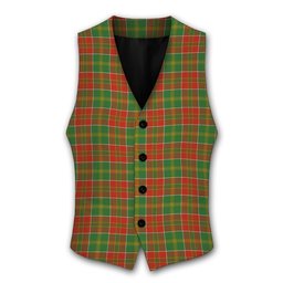 ScotsTee Shop Scottish Donald of Kingsburgh Ancient Tartan Waistcoat Sleeveless Suit Vest