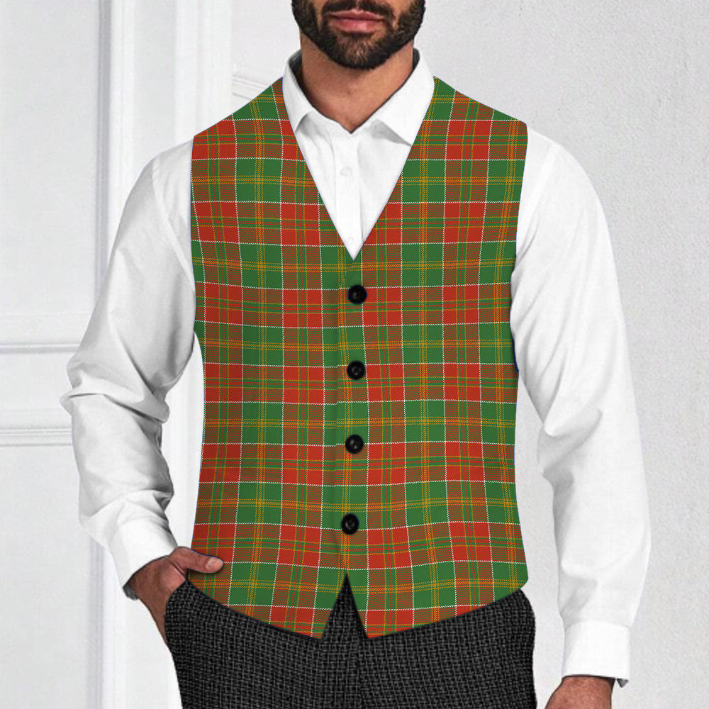ScotsTee Shop Scottish Donald of Kingsburgh Ancient Tartan Waistcoat Sleeveless Suit Vest