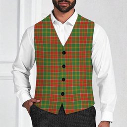 ScotsTee Shop Scottish Donald of Kingsburgh Ancient Tartan Waistcoat Sleeveless Suit Vest