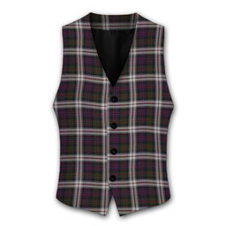 ScotsTee Shop Scottish Donald Dress Tartan Waistcoat Sleeveless Suit Vest