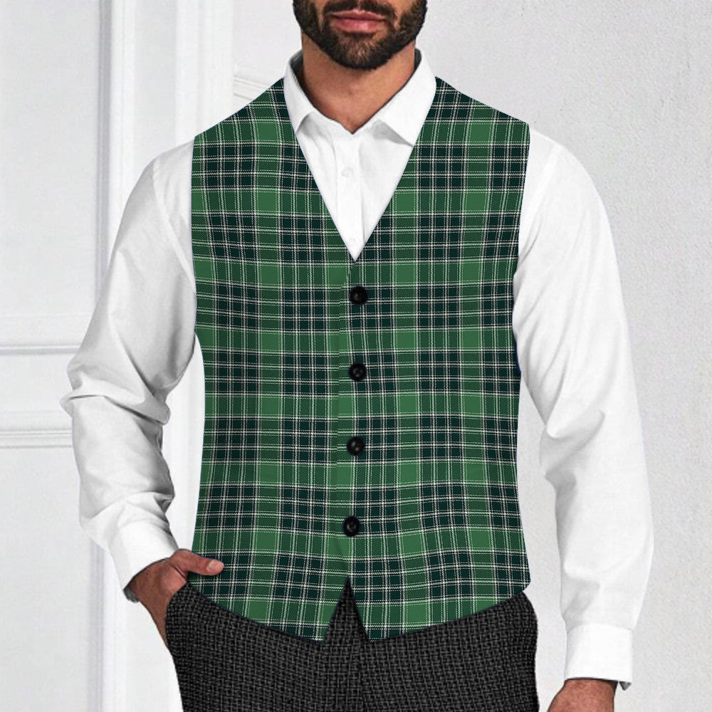 ScotsTee Shop Scottish Donald Lord of the Isles Hunting Modern Tartan Waistcoat Sleeveless Suit Vest