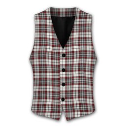 ScotsTee Shop Scottish Dunbar Plaid Modern Tartan Waistcoat Sleeveless Suit Vest