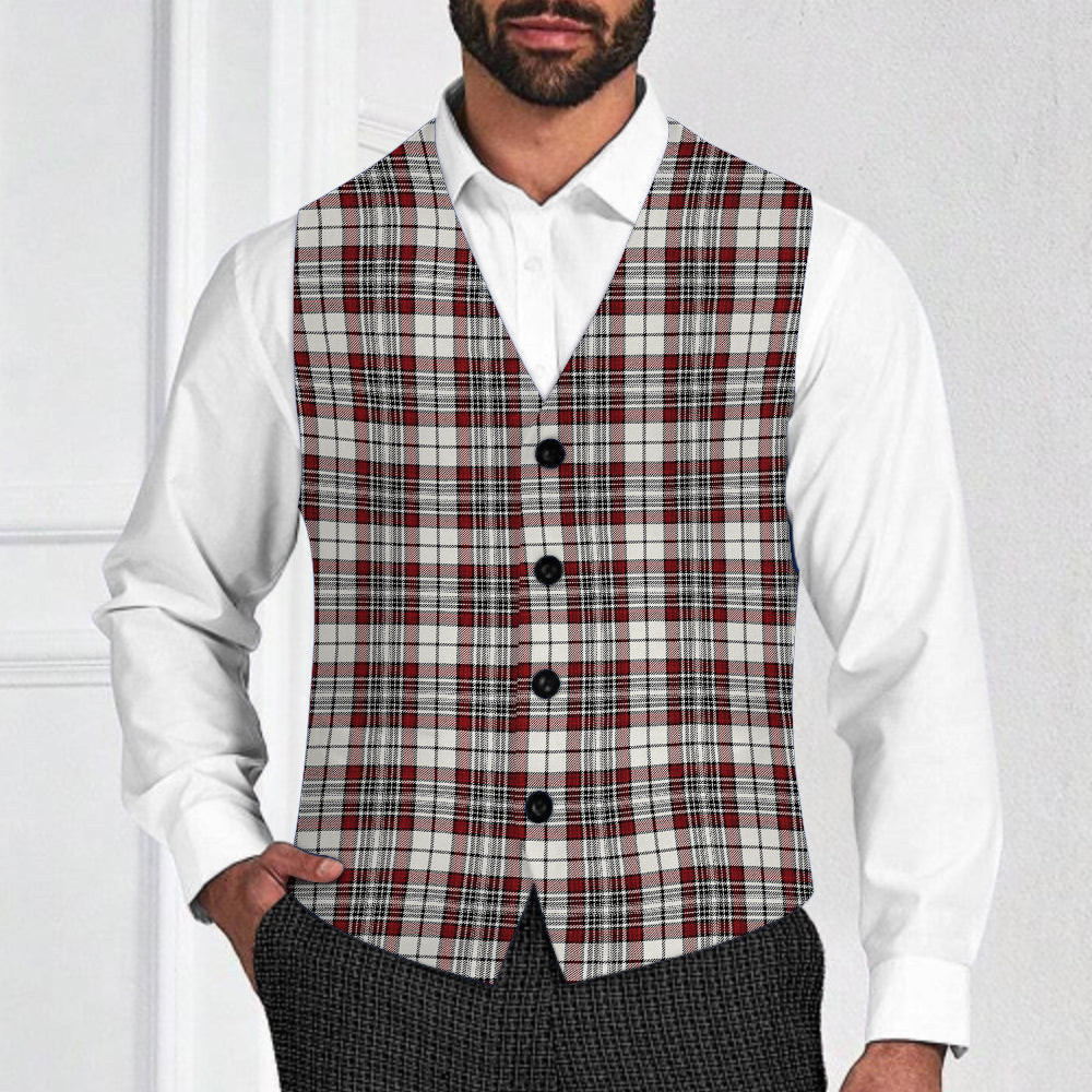 ScotsTee Shop Scottish Dunbar Plaid Modern Tartan Waistcoat Sleeveless Suit Vest