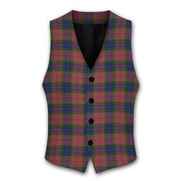 ScotsTee Shop Scottish Fraser of Boblainy Hugh Tartan Waistcoat Sleeveless Suit Vest