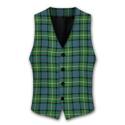 ScotsTee Shop Scottish Davidson of Tulloch Ancient Tartan Waistcoat Sleeveless Suit Vest