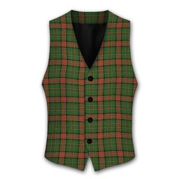 ScotsTee Shop Scottish Dalrymple of Castleton Tartan Waistcoat Sleeveless Suit Vest