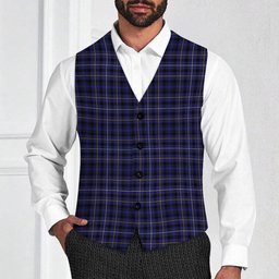 ScotsTee Shop Scottish Frisken Tartan Waistcoat Sleeveless Suit Vest