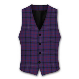 ScotsTee Shop Scottish Dundonald Tartan Waistcoat Sleeveless Suit Vest