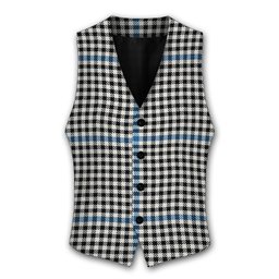 ScotsTee Shop Scottish Gladstanes Ancient Tartan Waistcoat Sleeveless Suit Vest