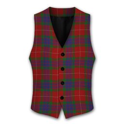 ScotsTee Shop Scottish Fraser Tartan Waistcoat Sleeveless Suit Vest