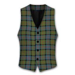 ScotsTee Shop Scottish Donald Ancient Tartan Waistcoat Sleeveless Suit Vest