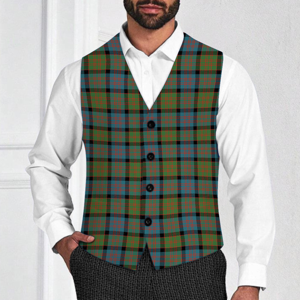 ScotsTee Shop Scottish Donald Ancient Tartan Waistcoat Sleeveless Suit Vest