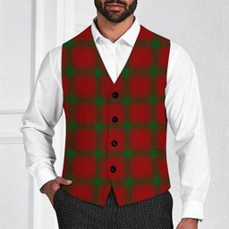 ScotsTee Shop Scottish Donald of Sleat Tartan Waistcoat Sleeveless Suit Vest